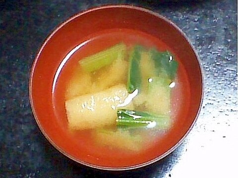 正月菜の味噌汁